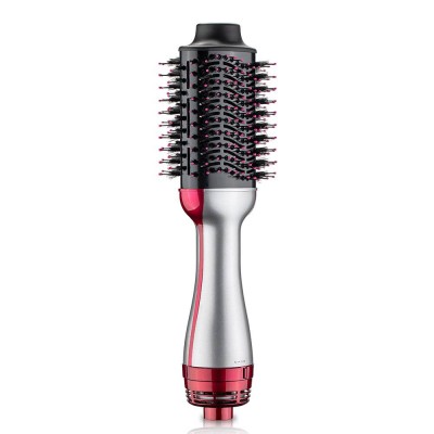 Hair Brush Private Label Flat Iron Hot Air Pick Electric Comb One Step Hair Dryer Fast Hair Straightener Brush Hot Air Styer